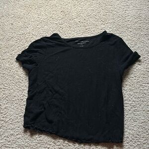 women’s ribbed short sleeve shirt